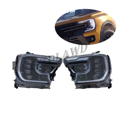 Auto 4x4 Led Headlights For Ranger T9 Xl Xls Xlt 2023 Upgrade To Wildtrak Replacement Kits